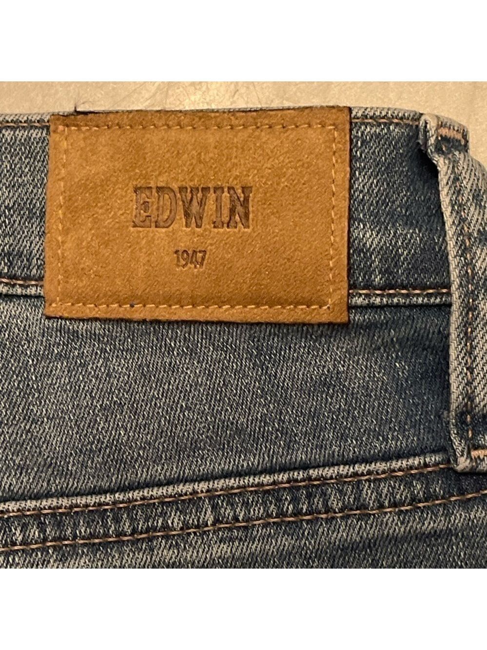 Edwin NWT Cassia Mini Bootcut Jeans 27 Light Wash - Picture 5 of 7